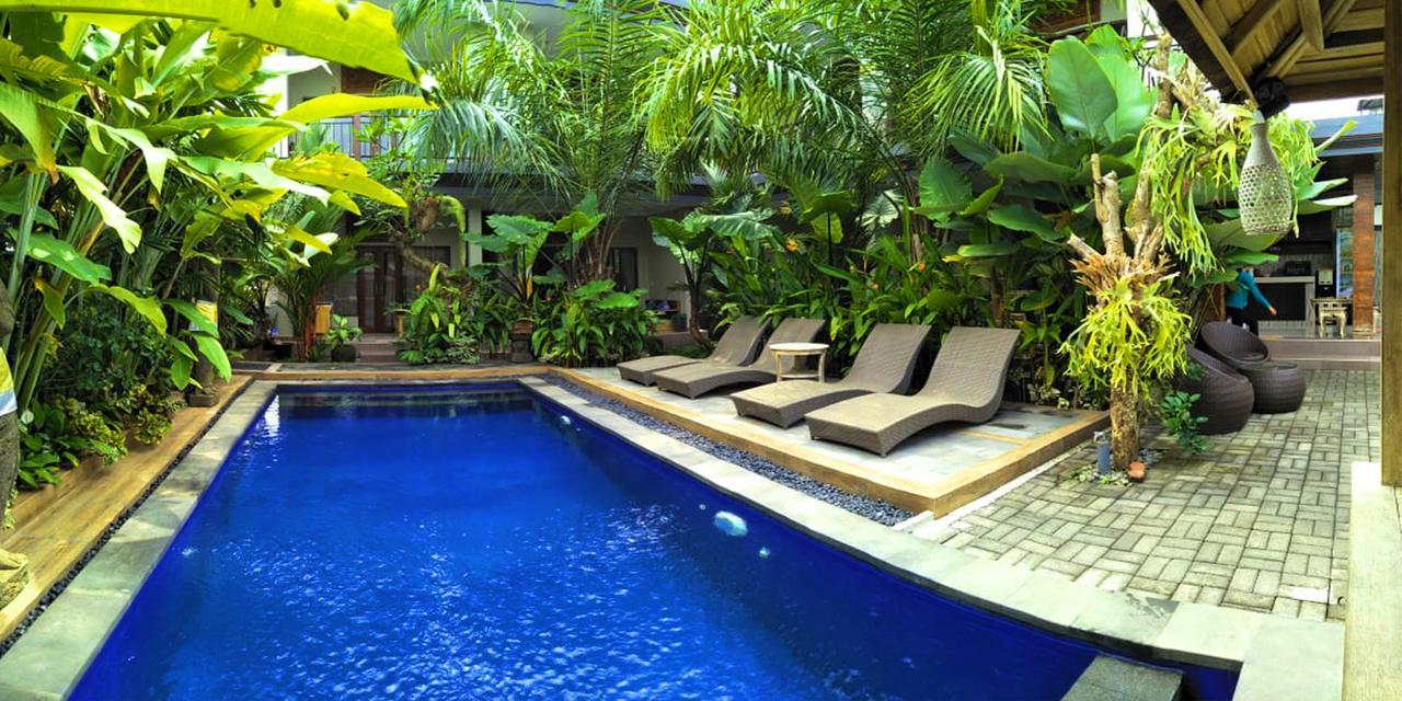 Lucky Family Cottage Ubud Exterior foto
